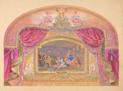 戏剧绘画，1935-1942。 作者 吉尔伯特·萨克曼