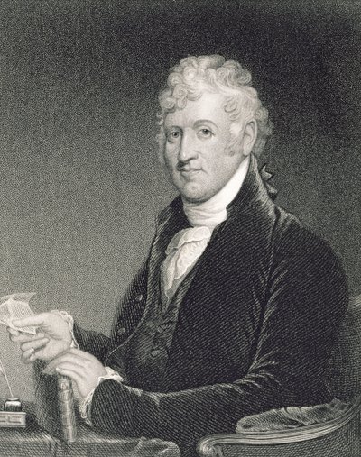 大卫·汉弗莱斯（James Humphreys），由乔治·帕克（1824-d.1868）镌刻詹姆斯·赫林（1794-1867）原画的副本 作者 吉尔伯特·斯图尔特（Gilbert Stuart）
