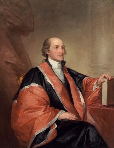 约翰-杰伊，1794年。 作者 吉尔伯特·斯图尔特（Gilbert Stuart）