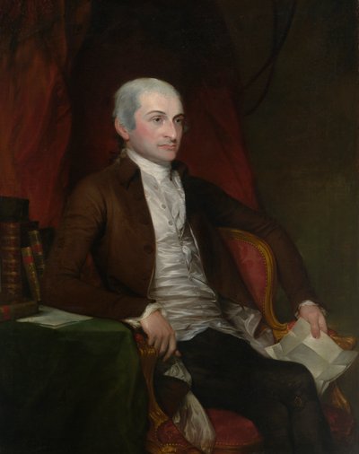 约翰-杰伊，始于1784年，完成于1818年。 作者 吉尔伯特·斯图尔特（Gilbert Stuart）