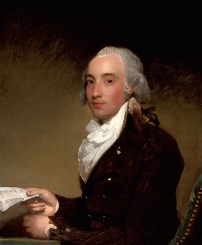 Richard Barrington的肖像，后来的第四个子爵Barrington，c.1793-94 作者 吉尔伯特·斯图尔特（Gilbert Stuart）