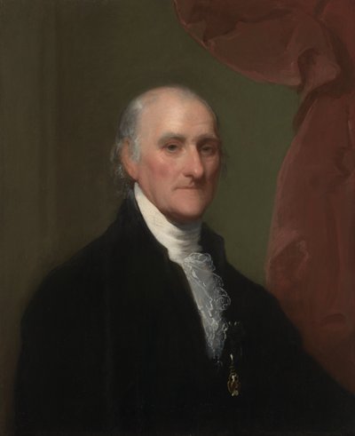 塞缪尔·迈尔斯，c.1800（木板油画） 作者 吉尔伯特·斯图尔特（Gilbert Stuart）