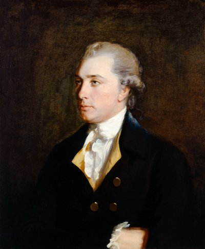戈弗雷·韦伯斯特爵士（布面油画） 作者 吉尔伯特·斯图尔特（Gilbert Stuart）