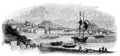 澳门风景，1847年 作者 吉尔斯
