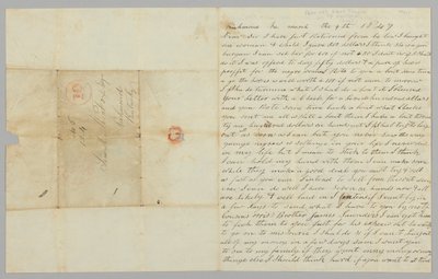 Giles Saunders就奴隶贸易问题致Samuel Fox的信，1847年3月9日。 作者 贾尔斯·桑德斯