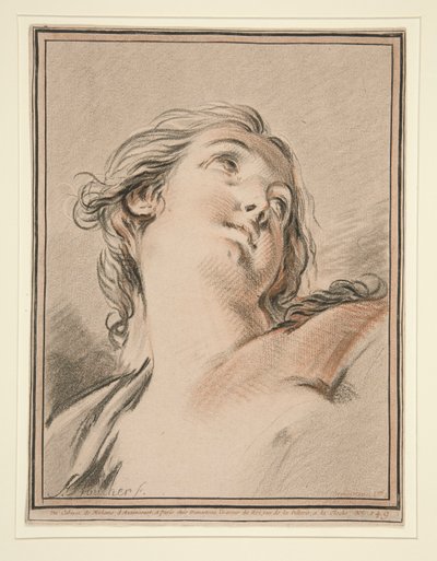 妇女头像 作者 吉尔斯·德玛多（Gilles Demarteau）