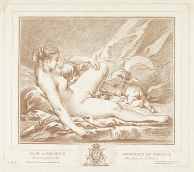 Liggende Venus 遇见 Amor en Anteros 作者 弗朗索瓦·布歇