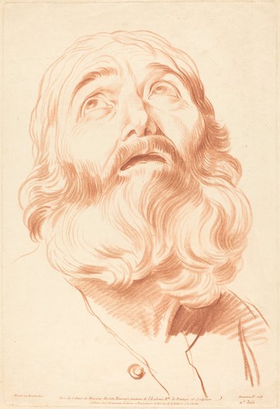 人头 作者 Gilles Demarteau，Edme Bouchardon 之后的长者