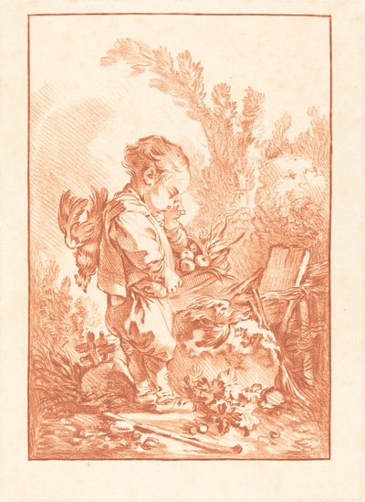 盗贼》（Le Maraudeur） 作者 Gilles Demarteau，继弗朗索瓦·布歇之后的长者
