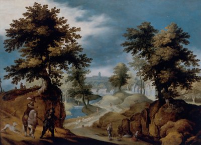 Landscape With Figures   1472602   zh       chinese Successfully Translated  Original: View of ruins of Pompeii, Campania, Italy, lithograph by Salvatore Puglia from Poliorama Pittoresco, n 7, September 25 Translat: View of ruins of Pompeii, Campania, Ital 作者 吉利斯·范三世·科宁克斯鲁
