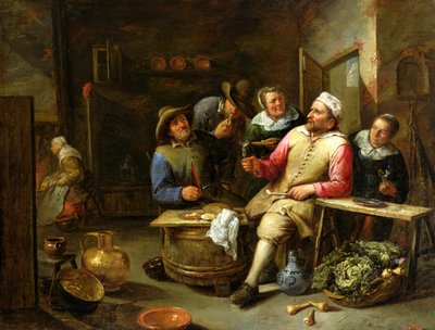 酒廊酒吧，1657年 作者 吉利斯·范·蒂博格（Gillis van Tilborgh）