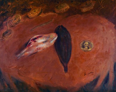 有鞋底和硬币的静物 作者 吉野邦一