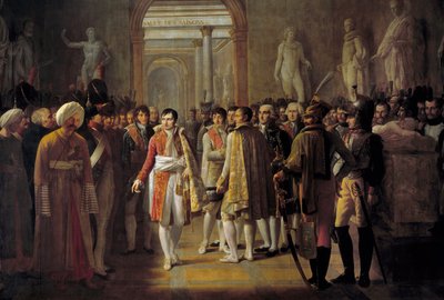 Emperor Napoleon I (1769-1821) Receives Deputes of the Armee after His Coronation December 8 作者 乔亚基诺·朱塞佩·塞兰格利