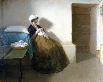 1799 年那不勒斯共和国（帕台诺斯共和国）：“监狱中的 Luisa Sanfelice” Gioacchino Toma (1836-1893) 绘画，1874 年尺寸 63 x 79 厘米，卡波迪蒙特博物馆 作者 贾基诺·托马
