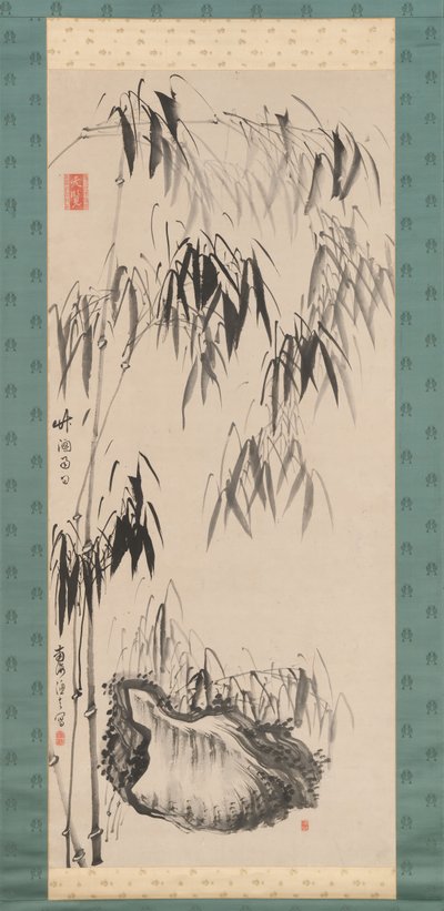 雨天的竹窗》，18世纪上半叶。 作者 只园南海