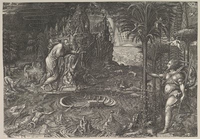 生命的寓言》，1561年。 作者 乔治·吉西（Giorgio Ghisi）
