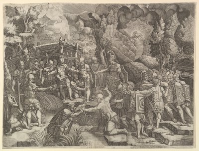 1540年代中期，锡农欺骗木马。 作者 乔治·吉西（Giorgio Ghisi）