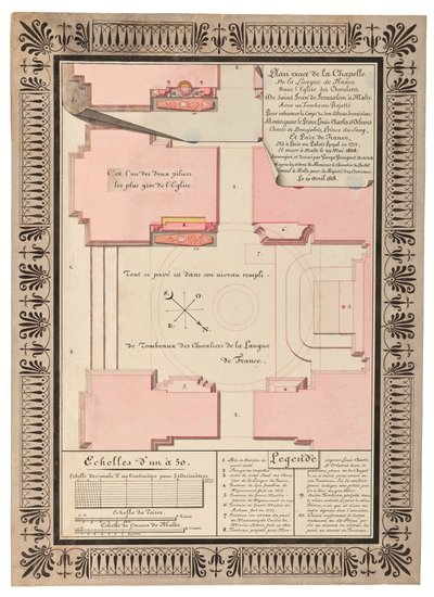 One of three projects for the tomb of Louis-Charles d