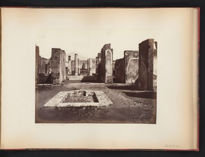 意大利庞贝的潘萨之家（Casa di Pansa）废墟景观
Casa di Pansa（庞贝）（物体上的标题） 作者 Giorgio Sommer（归因于）
