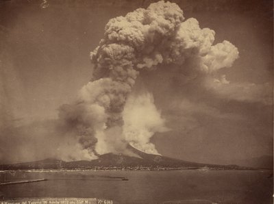 维苏威火山，活跃，1872年 作者 乔治·夏