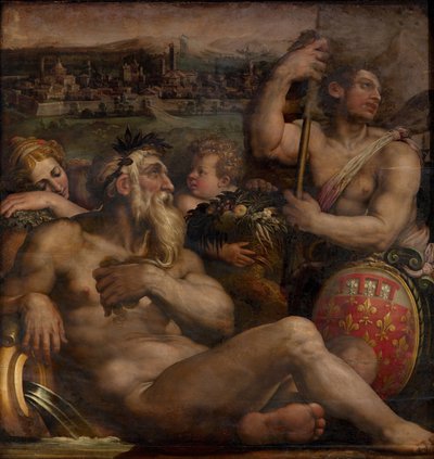普拉托寓言，1563-1565年 作者 乔治·瓦萨里（Giorgio Vasari）