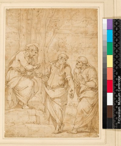 基督将彼得命名为他的继承人，1500-1599 作者 乔治·瓦萨里（Giorgio Vasari）