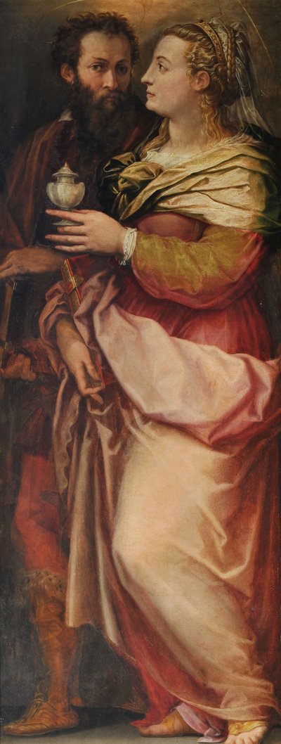 Giorgio Vasari和他的妻子Niccolosa Bacci，约1565 作者 乔治·瓦萨里（Giorgio Vasari）
