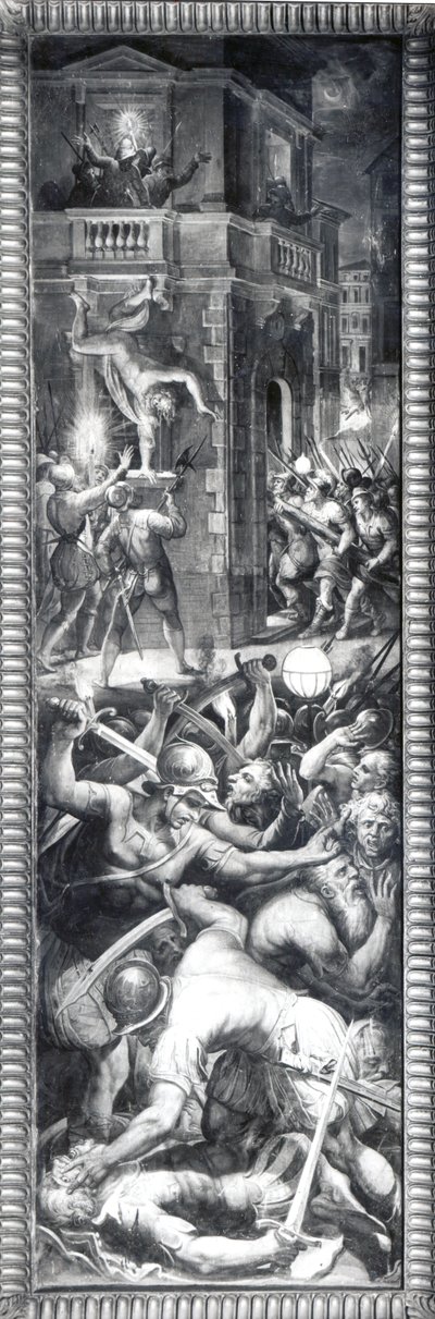 1573年科利尼和胡格诺派的大屠杀 作者 乔治·瓦萨里（Giorgio Vasari）