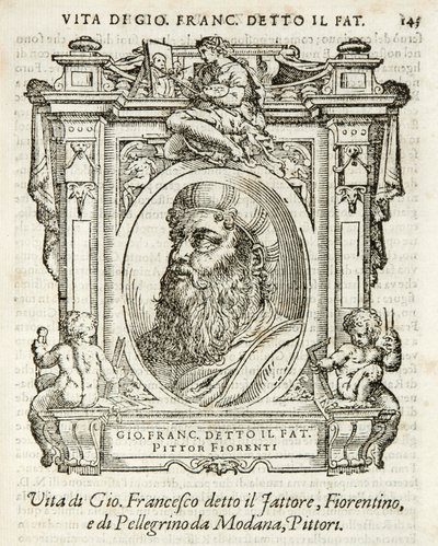 米兰, 布雷登斯图书馆, Vite de piv excellent, Giorgio Vasari 1568, Giovan Francesco Penni called Il Fattore 作者 乔治·瓦萨里（Giorgio Vasari）