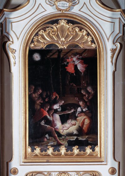 耶稣诞生（布面油画 作者 乔治·瓦萨里（Giorgio Vasari）