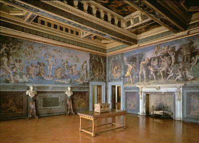 元素大厅，1555年 作者 乔治·瓦萨里（Giorgio Vasari）
