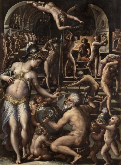 火山炉，1563-1565年 作者 乔治·瓦萨里（Giorgio Vasari）