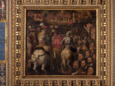 对锡耶纳战争的胜利 作者 乔治·瓦萨里（Giorgio Vasari）