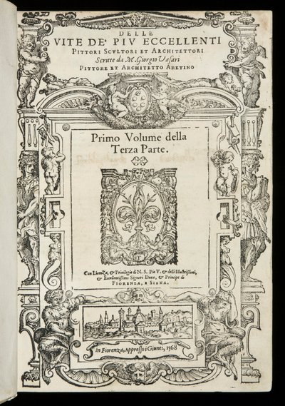 Vite de piv excellent》，乔治-瓦萨里，1568 年（印刷品） 作者 乔治·瓦萨里（Giorgio Vasari）