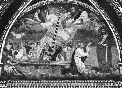 圣彼得的Navicella（马赛克） 作者 Giotto di Bondone之后Giotto di Bondone之后