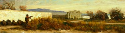 土耳其人在寺庙附近，作者是乔瓦尼，又称尼诺-科斯塔（1826-1903）。 作者 乔万尼·科斯塔（Giovanni Costa）