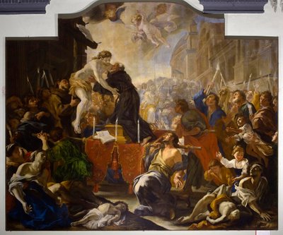 耶稣被钉在十字架上，约 1690 年（布面油画） 作者 乔凡尼·安德里亚·卡洛恩（Giovanni Andrea Carlone）