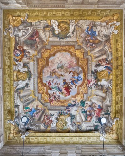 人类生活的寓言：人的四个年龄、美德和命运 作者 乔凡尼·安德里亚·卡洛恩（Giovanni Andrea Carlone）