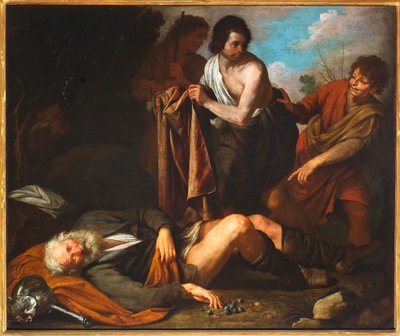 诺亚醉（1630-35） 作者 乔凡尼·安德里亚·迪·法拉利