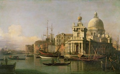 Dogana和Santa Maria della致敬的看法 作者 乔瓦尼·安东尼奥运河（Canaletto）