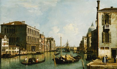 威尼斯大运河，从Campo S. Vio向东望去， 作者 乔瓦尼·安东尼奥运河（Canaletto）
