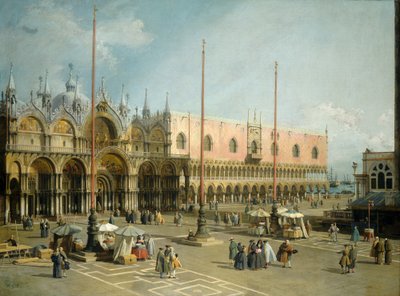圣马克广场，威尼斯，1742-44 作者 乔瓦尼·安东尼奥运河（Canaletto）