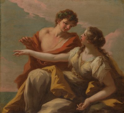 巴克斯（Bacchus）和阿里亚德（Ariadne），1720年代。 作者 乔凡尼·安东尼奥·佩莱格里尼