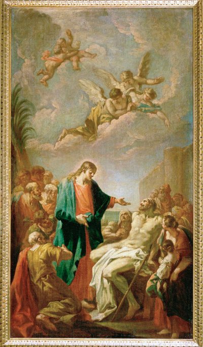 基督医治瘫痪病人 作者 乔凡尼·安东尼奥·佩莱格里尼