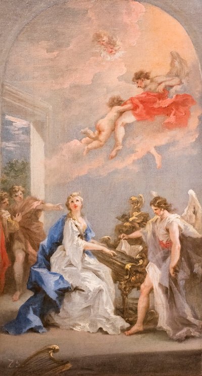 圣塞西尔 作者 乔凡尼·安东尼奥·佩莱格里尼