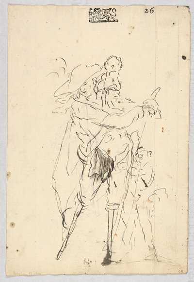 木腿人速写 作者 乔凡尼·安东尼奥·佩莱格里尼