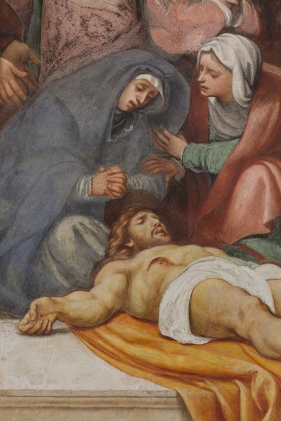 Counterfaccata, IL Pordenone, Deposition 1522, Detail 作者 乔凡尼·安东尼奥·波代诺内
