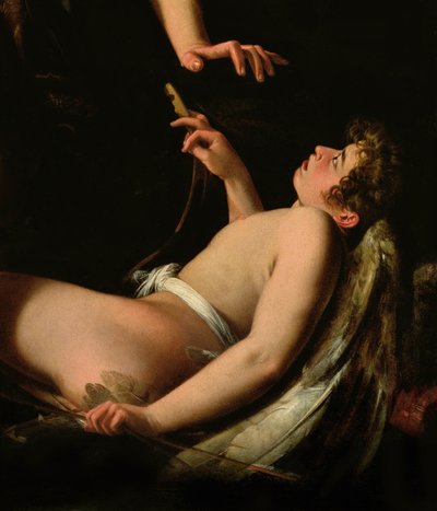 丘比特的细节从神圣的爱和亵渎爱，1602 作者 乔凡尼·巴格里昂
