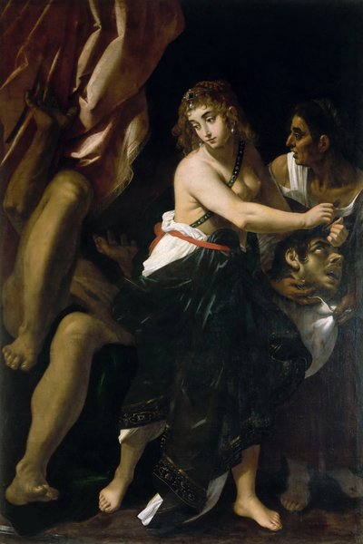 带着Holofernes头颅的朱迪思，1608年。 作者 乔凡尼·巴格里昂
