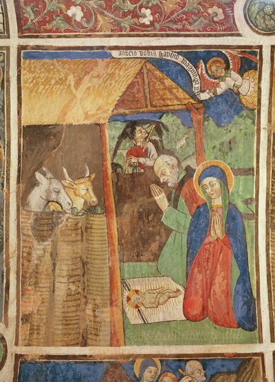 耶稣诞生，c.1480（壁画） 作者 乔凡尼·巴利森（Giovanni Baleison）